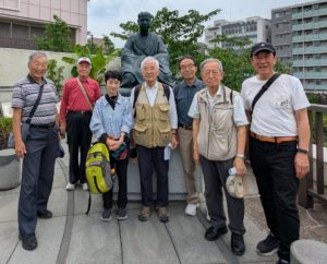 芭蕉庵展望庭園にて1